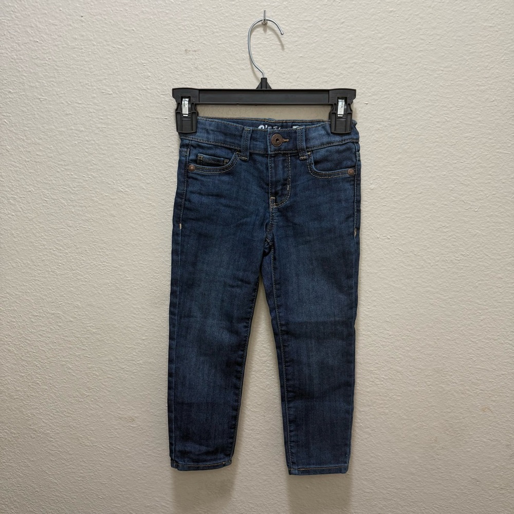 B’gosh Blue Denim Jeans size 3T-like new -Toddler girl pants super skinny